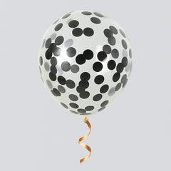 Black & Silver Balloon Set – 9 Pcs Party Decoration Combo