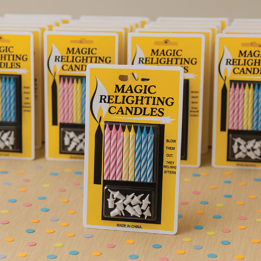 Magic Relighting Birthday Candles Fun Trick Candle Set