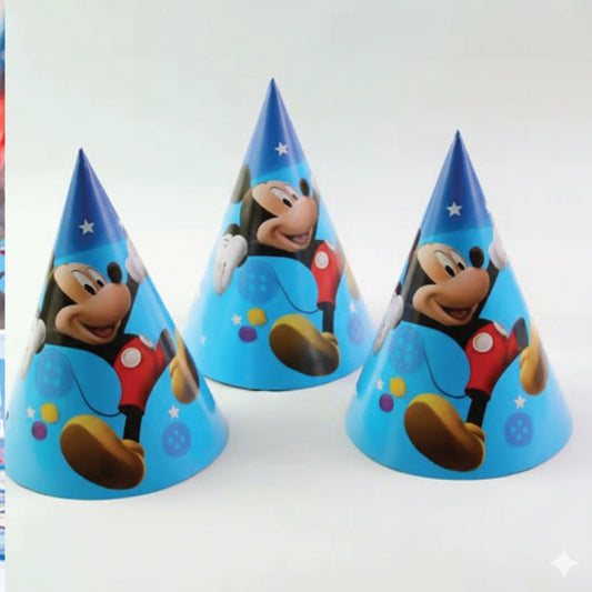 Mickey Mouse Party Hat Fun Birthday Cone Cap for Kids