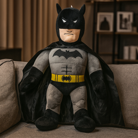2 Batman Plush Toy with Cape (50–70 cm) – Superhero Soft Toy for Kids & Collectors