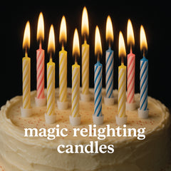 Magic Relighting Birthday Candles Fun Trick Candle Set