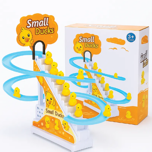 Small Duck Slide Toy with Music &amp; Lights – Fun Climbing & Sliding Track Play Set for Kids (Age 3+)