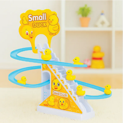Small Duck Slide Toy with Music &amp; Lights – Fun Climbing & Sliding Track Play Set for Kids (Age 3+)