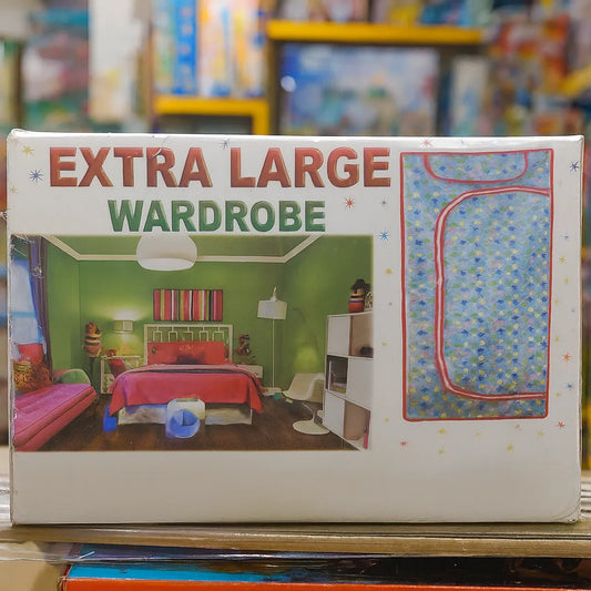 Extra Large Foldable Fabric Wardrobe – Spacious & Durable Closet Organizer