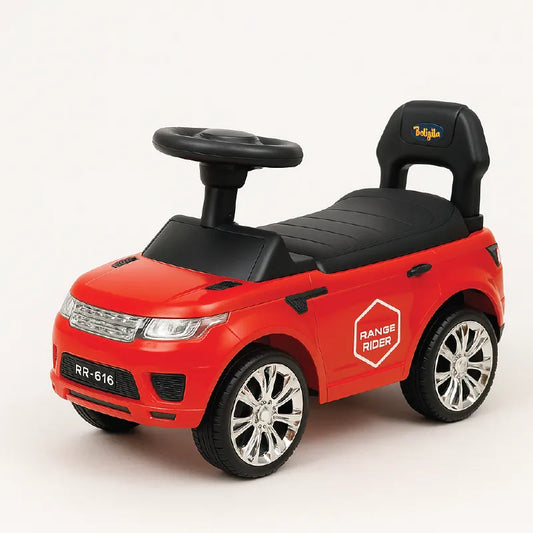Kids Range Rover Style Push Ride-On Car – Toddler Push Car with Steering Handle & Backrest
