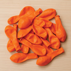 Orange Party Balloons  Pack of 25 Latex Balloons
