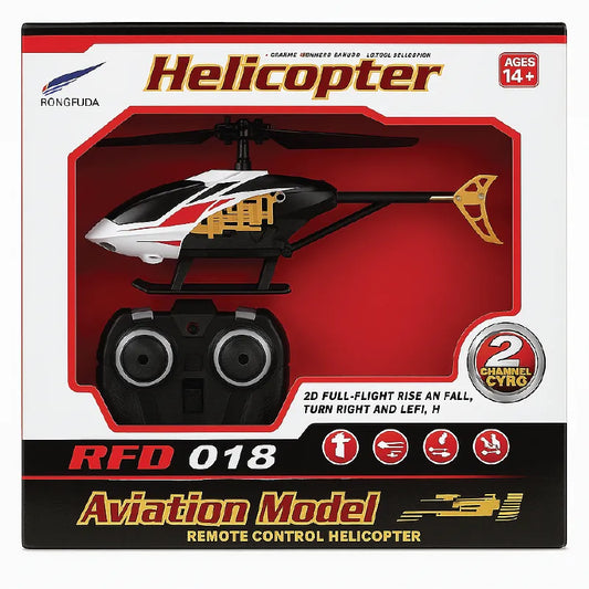 RFD-018 Remote Control Helicopter – 2 Channel Aviation Model (Medium Size)