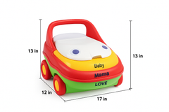 Mama Love 3-in-1 Baby Potty Trainer – Convertible Car Design with Removable Seat