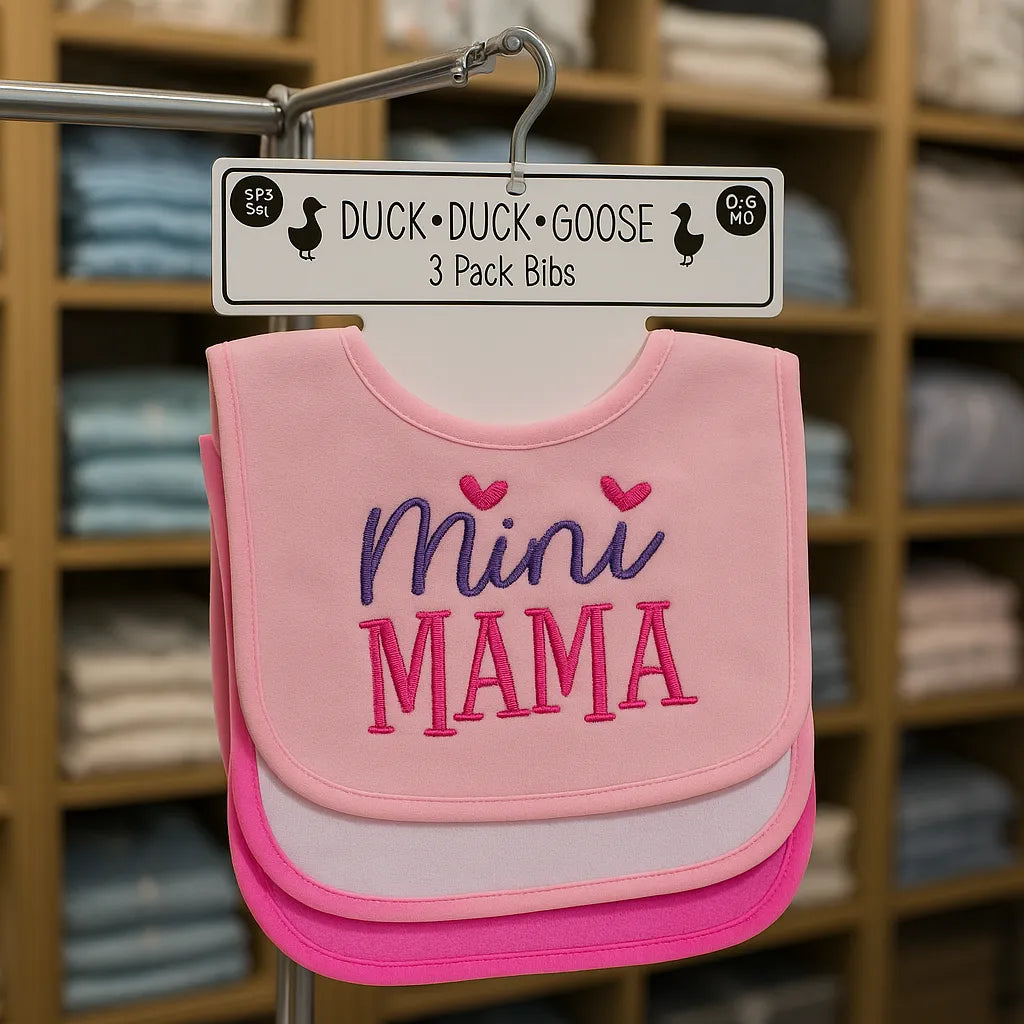 Soft Cotton Baby Bib Set Mum’s Munchkin & Little Miss Perfect