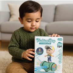 Fashion Boy Dancing Toy with Lights & Music – 5D Effect (Omni-Directional) – 15cm