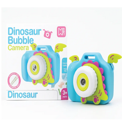 Dinosaur Bubble Camera with Music & Lights – Automatic Bubble Maker Toy (With Bubble Water &  Sling) – For Kids 3+