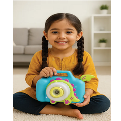 Dinosaur Bubble Camera with Music & Lights – Automatic Bubble Maker Toy (With Bubble Water &  Sling) – For Kids 3+