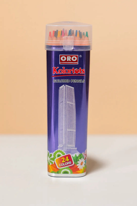 ORO Kolortots Colored Pencils – 24 Brilliant Shades Set