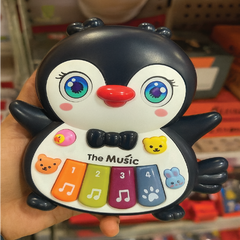 Musical Penguin Toy – Colorful Piano Keys & Light-Up Sound Play (3 PCS Set)