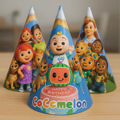 CoComelon Birthday Theme Paper Cup Set – Party Essential for Kids