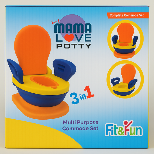 Mama Love 3-in-1 Baby Potty Seat – Multi-Purpose Commode Training Set