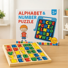 Wooden Alphabet Letters Set – Educational Montessori Learning Toy for Kids