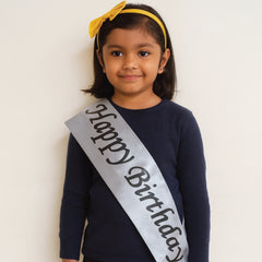 Birthday Sash Collection “Happy Birthday” & “Birthday Girl/ Boy” Satin Ribbons