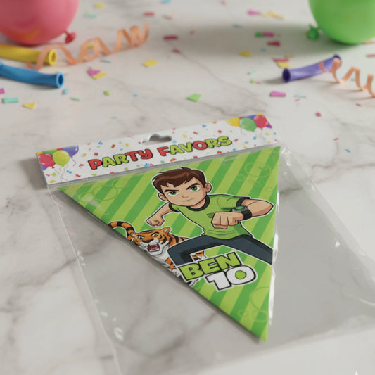 Spiderman Party Flags  Superhero Birthday Banner Decoration