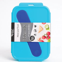 Trendy Kids Lunch Box with Spoon – Fresh & Healthy Food Storage (School & Picnic Use)