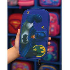Batman Pencil Case  Durable Zippered Stationery Pouch for Kids