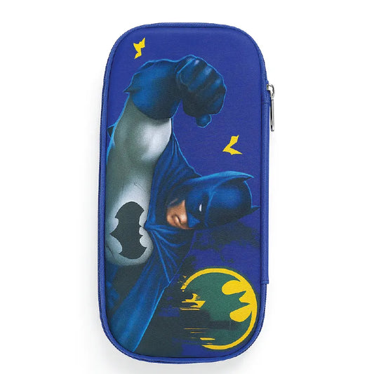 Batman Pencil Case  Durable Zippered Stationery Pouch for Kids