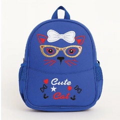 Cute Cat Kids Backpack – Lightweight & Stylish School Bag for Toddlers (Blue)