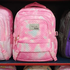 Hazek Pink Quilted School Backpack – Stylish & Spacious Bag for Girls