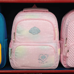 Elegant Pink Pearl School Backpack – Stylish & Spacious Bag for Girls