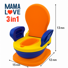 Mama Love 3-in-1 Baby Potty Seat – Multi-Purpose Commode Training Set