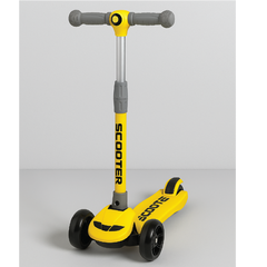 Kids 3-Wheel LED Scooter – Adjustable Height & Car Design Ride  3–8 years