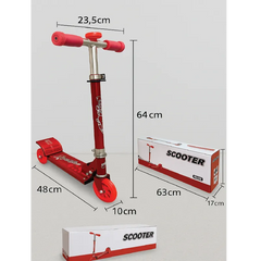 Metal Folding Kids Scooter Adjustable Height with Shock Absorbers