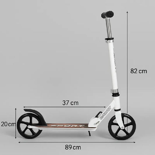 Sport Kick Scooter for Kids & Teens  Adjustable Height, Large Wheels
