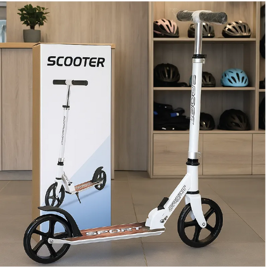 Sport Kick Scooter for Kids & Teens  Adjustable Height, Large Wheels