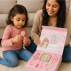 Fantasy Castle Makeup Toy Set for Girls – Princess Cosmetic Play Kit