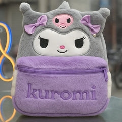 Kuromi Plush Backpack – Soft & Cute School/Travel Bag for Kids