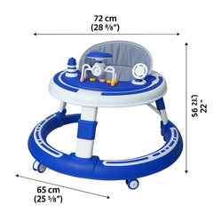 Baby Walker with Play Toys  For 6–18 Months (72 × 65 × 56 cm)