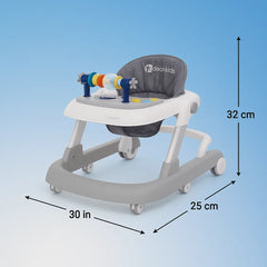 DearKids Foldable Baby Walker with Play Bar  For 6–18 Months