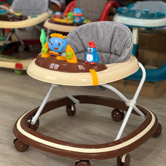 Baby Walker with Play Tray & Toys  For 6–18 Months