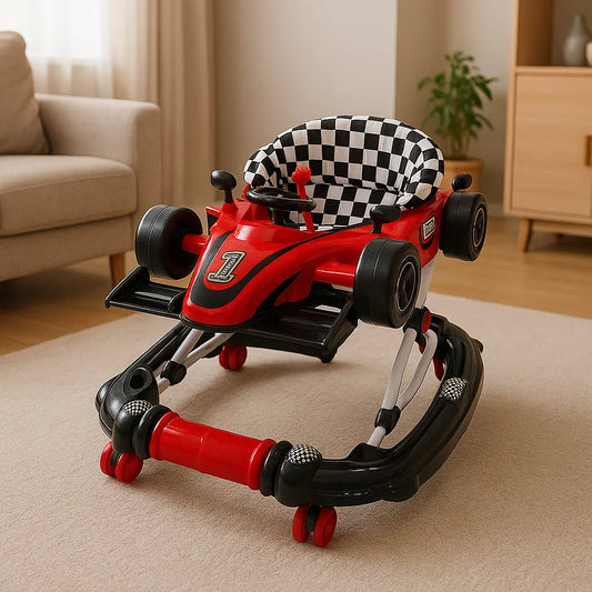 Racing Car Baby Walker  For 6–18 Months