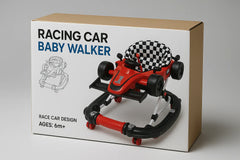 Racing Car Baby Walker  For 6–18 Months