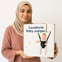 CareWorld Baby Door Jumper – Adjustable Bouncer Swing for Active Play & Muscle Development