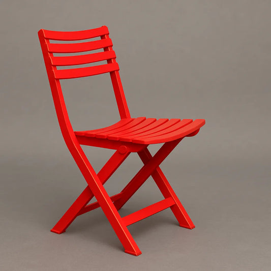 Kids Red Folding Table & Chair Set  Compact, Sturdy & Stylish