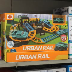 Urban Rail DIY Car Track Set – Racing Adventure with Cars (3+ Years)