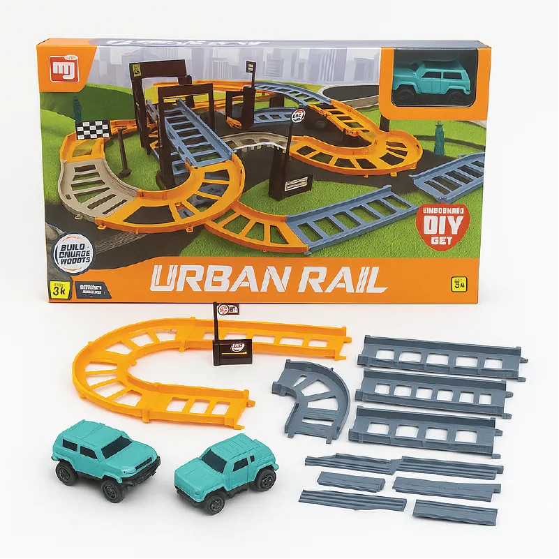 Urban Rail DIY Car Track Set – Racing Adventure with Cars (3+ Years)