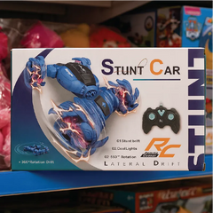 RC Stunt Car – 360° Rotation Drift Car with Remote Control & LED Lights (3+ Years)