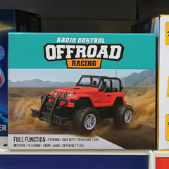 RC Off-Road Racing Car – Remote Control Jeep with Lights & Full Function (3+ Years)