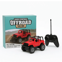 RC Off-Road Racing Car – Remote Control Jeep with Lights & Full Function (3+ Years)