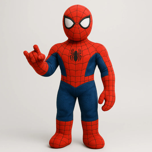 Spider-Man Plush Toy (80–100 cm) – Superhero Soft Doll for Kids