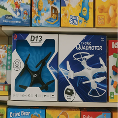 D13 RC Drone QuadCopter Toy – 2.4GHz Remote Control with 360° Flip Function (Kids & Beginners)